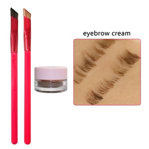 Pinceau à sourcils multifonction HMU Gel Brow Alori, pinceau à sourcils carré à tête rigide, pinceau à sourcils pour traiter les sourcils, pinceau correcteur pour le contour des yeux - Product Image 5