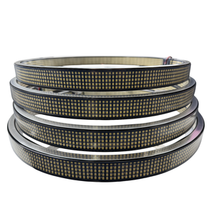 Nhà máy 17inch màu trắng tinh khiết 5 hàng hai bên 10 hàng bánh xe ánh sáng Kit 12V dẫn bánh xe đèn cho xe tải tự động phụ kiện xe bánh xe ánh sáng - Product Image 1