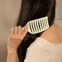 Coffret Cadeau d'Accessoires de Coiffure Professionnels : Brosse Démêlante à Poils de Sanglier Ventilée avec Pinces à Cheveux et Élastiques