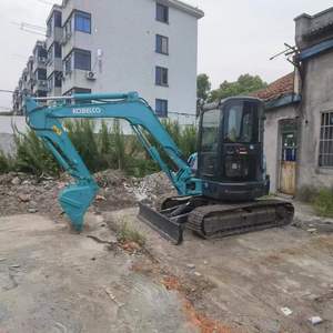 รถขุดญี่ปุ่นมือสอง Kobelco SK55SR ขนาด 5.5 ตัน พร้อมใบมีด รถขุดตีนตะขาบ Kobelco SK55SR SK55 มือสอง ลดราคา - Product Image 4