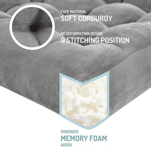 <span class=keywords><strong>Coussin</strong></span> de siège <span class=keywords><strong>ergonomique</strong></span> rafraîchissant en <span class=keywords><strong>bambou</strong></span>/polyester, personnalisable, confortable, soulageant la douleur, luxueux, écologique, amovible et lavable – Offre Spéciale - Product Image 2