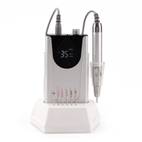 Nouvelle perceuse à ongles professionnelle étanche 2026, rechargeable, 35000 tr/min, moteur sans balais 85W haute vitesse, pour salon et usage domestique