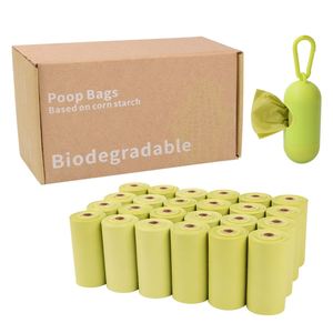 Sacs à déjections canines biodégradables et compostables anti-fuite en amidon de maïs avec distributeur, vente chaude OEM 2026 - Product Image 6