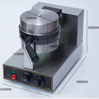 Offre Spéciale gaufrier rond rotatif mini/électrique gaufrier aux oeufs gaufrier de forme populaire industriel/professionnel