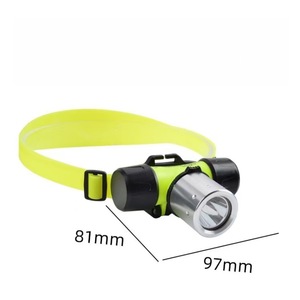 Lampe frontale LED rechargeable 2000 mAh, étanche, avec bandeau réglable, haute luminosité, pour la pêche, la plongée et les activités de plein air - Product Image 1
