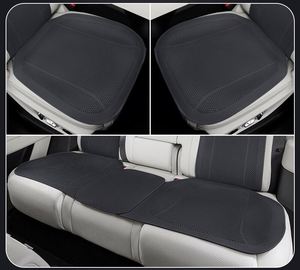 5 Seater Universal Four Seasons Perforated Breathable Car Seat Cushion 3-Piece Set with Plane Style Accessories - Product Image 2