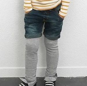 Ropa Infantil al por Mayor, Jeans para Niños con Bajo Elástico, Última Moda - Product Image 3