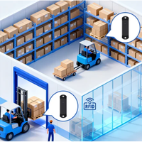 Produsen Beacon BLE RFID Hybrid Tag untuk Visibilitas Rantai Pasokan, Perangkat Anti-Hilang Pelacak Pallet IP67 IK08 hingga 150m