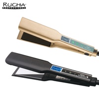 Lisseur professionnel RUCHA, marque propre, 230 °C / 450 °F, écran tactile LCD
