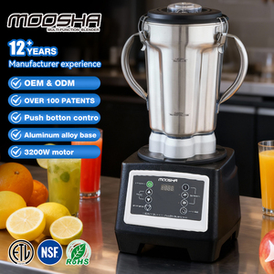 Batidos de cocina con certificación NSF <span class=keywords><strong>a</strong></span> <span class=keywords><strong>buen</strong></span> <span class=keywords><strong>precio</strong></span>, exprimidor fresco de acero inoxidable, licuadora comercial de alta resistencia de 4L y 3200W - Product Image 1
