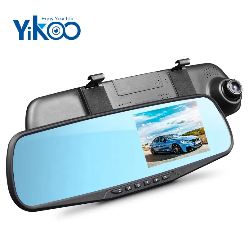 Bsci FrontとBack Parking Monitor Wholesale Rear View Firmware Full Hd Rearview Dashcam Car Mirror Double Cameras Dvr Ce