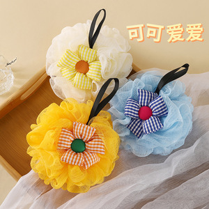 Zenidoo Éponge de Douche Super Douce Grande Taille Motif Floral en PE, Éponges et Brosses de Bain Moussant Anti-éclatement pour Exfoliation - Product Image 3