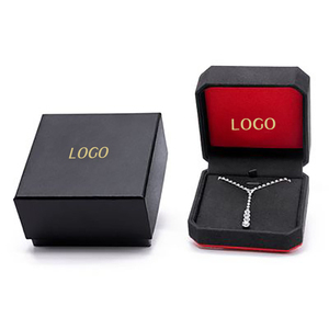 Biểu Tượng Tùy Chỉnh Pu Mô Hình Tại Chỗ Giả Da Sơn Mài Kraft Fancy Gỗ Đen Khuy Măng Sét Hộp Đồ Trang Sức - Product Image 3