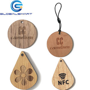 Personalizzato QR stampa di codici a barre nfc portachiavi in legno portachiavi hotel <span class=keywords><strong>tag</strong></span> - Product Image 5