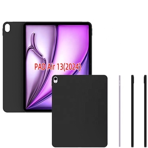 เคสไอแพดโปร <span class=keywords><strong>12.9</strong></span> นิ้ว 2021 สีดำด้าน ผลิตจากวัสดุ TPU เจลนิ่ม รุ่น Air 13 2026/2025/2024 - Product Image 2