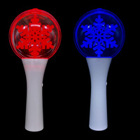 Bâtons lumineux personnalisés à LED, baguettes lumineuses pour fêtes, en ABS, design moderne, cadeaux pour concerts