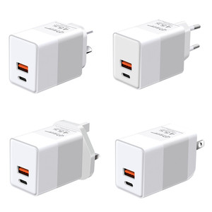MINI AU EU UK US พอร์ตคู่ USB-<span class=keywords><strong>C</strong></span> เร็วมาก QC3.0 PD ที่ชาร์จการเดินทาง45W สำหรับ Apple <span class=keywords><strong>iPhone</strong></span> Samsung infinix โทรศัพท์ของแท้ - Product Image 1