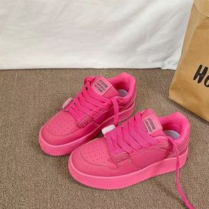 Zapatillas Deportivas Blancas de Suela Gruesa Estilo Coreano para Mujer, Zapatos para Caminar que Aumentan la Estatura, Modelo 2026, Modernos, Versátiles, Transpirables, para Estudiantes - Product Image 6