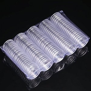 Boîte de rangement personnalisée pour cartes Euro Gold PCGS, diamètre 10-120 mm, boîte en plastique NGC, support de pièces de monnaie en acrylique, capsule pour collection - Product Image 2