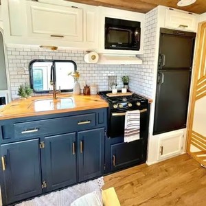 Gabinetes de Cocina Modulares Modernos de Madera a Medida para Autocaravanas, Origen China, con Solución de Proyecto Completa - Product Image 5