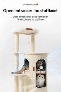 2026 Novità: Struttura per Arrampicata per Gatti per Casa e Piccoli Appartamenti, Design Salvaspazio, Struttura a Più Livelli con Fusto in <span class=keywords><strong>Sisal</strong></span> - Product Image 4