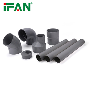 IFANPlus sortie d'usine ASTM D2665 connecteur de tuyau en plastique Joint en Pvc pour raccords blancs de Drainage UPVC 1 ''-6'' - Product Image 3