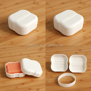 Boîte de rangement de <span class=keywords><strong>savon</strong></span> en bambou de forme carrée naturelle avec couvercle étui de rangement de barre de shampooing de <span class=keywords><strong>voyage</strong></span> durable <span class=keywords><strong>pour</strong></span> salle de bain cuisine - Product Image 6
