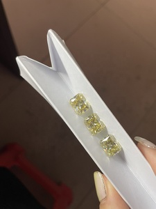 Wuzhou Joyería de Fantasía al por Mayor, Piedra Preciosa Suelta, Corte Radiante, 9x11 mm, 5 Quilates, Color Amarillo Original, Diamante Moissanita Suelto - Product Image 4