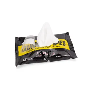 Sneaker cleaning wipes BQ 540 515 shoes quick clean 12 30 counts good price factory wholesale nice package OEM/ODM sneaker wipes
