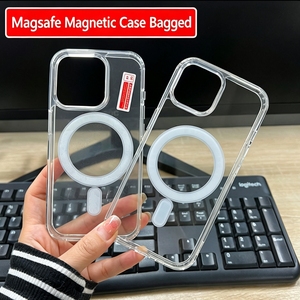 Funda Magnética Transparente para Teléfono iPhone 17, Funda Protectora de TPU a Prueba de Golpes para iPhone 17 16 15 14 13 Pro Max, Venta al Por Mayor - Product Image 1