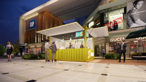 Tienda de café quiosco diseño contenedor <span class=keywords><strong>bar</strong></span> 20ft prefabricadas pliegues <span class=keywords><strong>kios</strong></span> para venta - Product Image 6