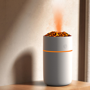 Máy tạo độ ẩm không khí <span class=keywords><strong>mini</strong></span> mô phỏng ngọn lửa không khí khuếch tán hương thơm nhà máy làm ẩm không khí Máy tính để bàn yên tĩnh tinh dầu khuếch tán - Product Image 3