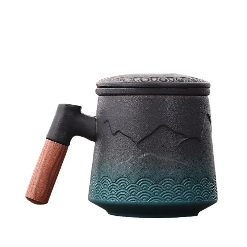 Hoge Kwaliteit Custom Koffie Cup Sublimatie Magische Kleur Veranderende Koffiemok Met Handvat En Deksel Als Een Geschenk Beker