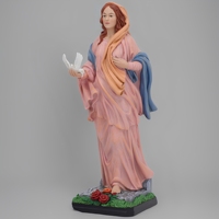 Statues religieuses catholiques en résine, fabrication artisanale sur mesure, figurine de la Vierge Marie enceinte, vente en gros d'usine