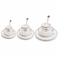 Service de vaisselle en mélamine de qualité alimentaire A5, assiettes et bols incassables, logo personnalisé, vente en gros pour usage domestique, restaurant, hôtel
