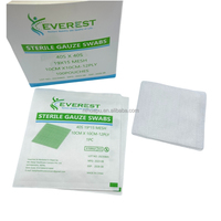 Compresses de gaze stériles 10CMX10CM 12PLY Maille 19X15 Consommables médicaux