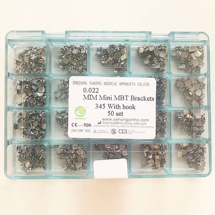 50 Kit Dentale Monoblocco Metallo Staffa Staffa Mini Roth 022 345 Ganci