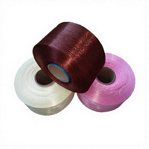 중국 공급업체 폴리프로필렌 원사 도매 컬러드 로우 화이트 PP 플랫 원사 FDY PP 원사 방적기 사용 - Product Image 1