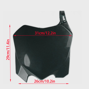 Plaque d'immatriculation avant de moto Zuqing NP105 pour motos tout-terrain noir rouge blanc - Product Image 2