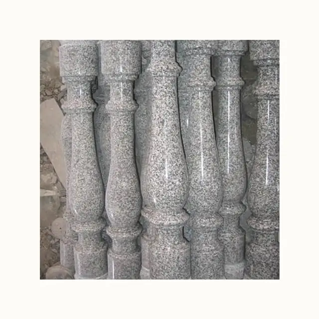 Coluna de varanda, colunas pedra de granito, pilares decorativos