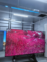 Tableau interactif Hot Ops à écran plat 55 65 75 86 pouces, 20 points IR, écran LCD 4K, tableau intelligent pour l'éducation scolaire