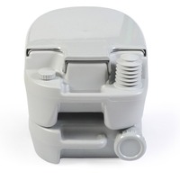 Toilettes de camping portables et détachables pour voiture, avec réservoir d'eau usée, accessoires de randonnée en plastique pour l'extérieur