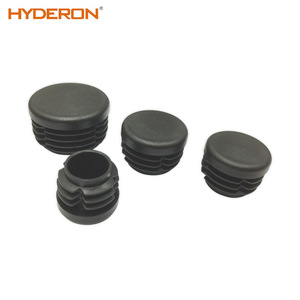 Protection de pieds de meubles Hyderon, embout rond en plastique antidérapant pour pieds de table et de chaise - Product Image 1