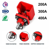 Connecteurs BESS 400A – Bloc de jonction de borne de batterie traversant le panneau, barre omnibus en cuivre haute intensité pour VR, marine, solaire, hors réseau, camping-car