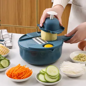 Keuken Multifunctionele Salade Gebruiksvoorwerpen Groente Chopper Wortel Aardappel Handleiding Shredder Keuken Koken Groentegereedschap D23-52
