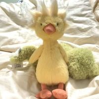 Peluche Canard Mignon Certifiée EN71 ASTM CPC, Jouet en Peluche Personnalisé OEM ODM, Poupée en Peluche en Coton PP, Jouet en Peluche Doux de Dessin Animé