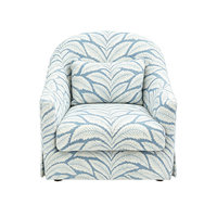 Fauteuil individuel Art Déco en lin avec pouf, motif animalier moderne, pour hôtel, villa et salon