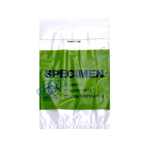 लैब biohazard नमूना बैग नमूना के लिए जेब के साथ नारंगी लोगो releasable ziplck निविड़ अंधकार टिकाऊ परिवहन - Product Image 5