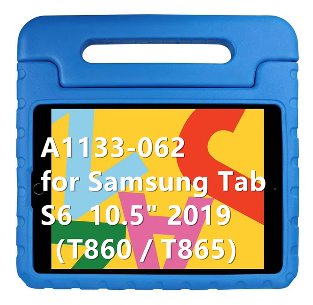 HGD Classic case for samsung Tab S6 10.5" 2019 T860 / T865 Protective Hand Strap for Kids case Cover