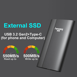 256GB 512 GB 1 TB Di Động Bên Ngoài 256 512 GB 1 TB Disco Duro Discos Solidos Disque Dur Externe SSD Solid State Đĩa Ổ Cứng - Product Image 2